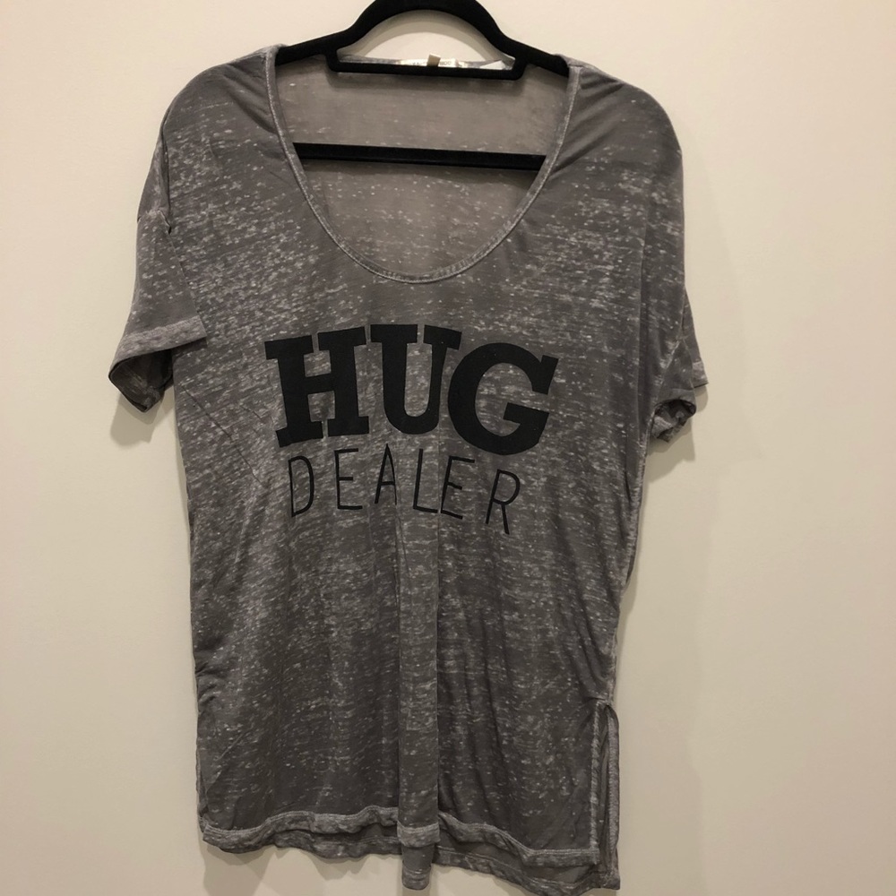 Grey HUG DEALER T-shirt S